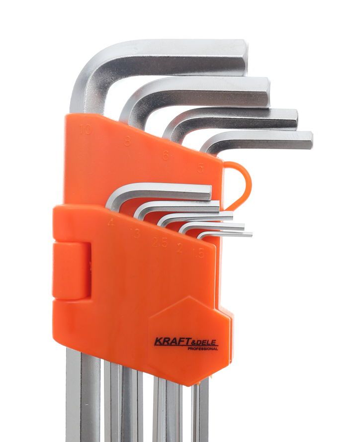 Set of 9 ball-end hex keys KD10296