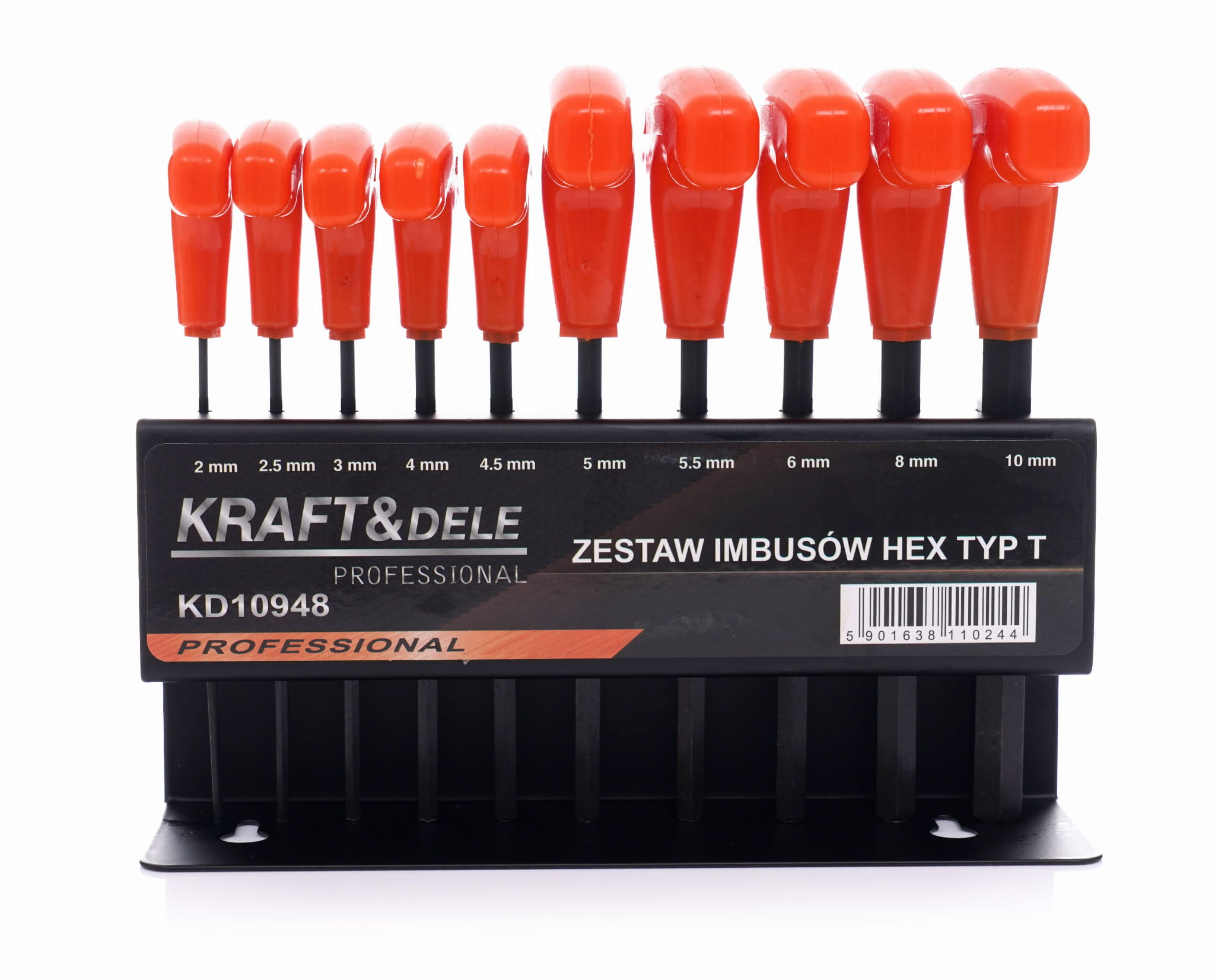 10 tk kuuskantvõtmete komplekt alusel KD10948