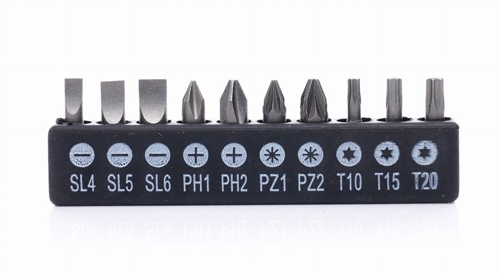 Set of handles, adapters, and bits 16 pcs. KD10955 (VC2)