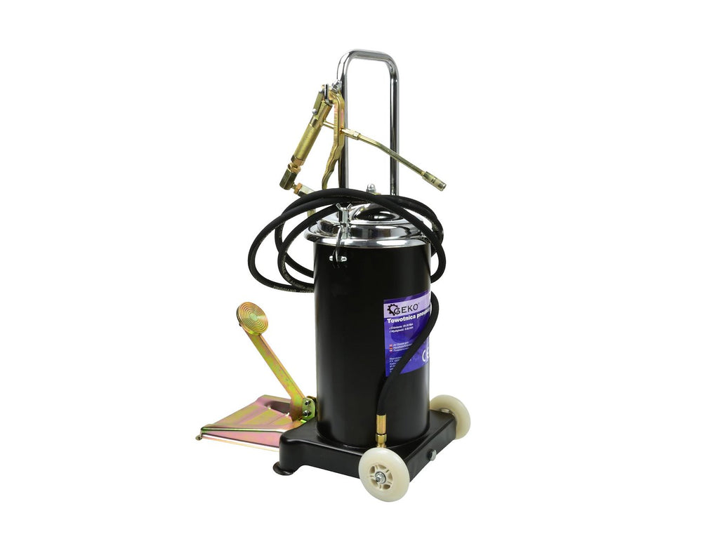 Foot-Operated Grease Pump 15L with 4m Hose and Gun