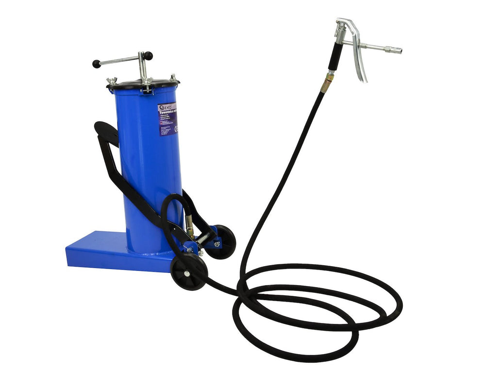 Foot-Operated High-Pressure Grease Pump, 6 L with 4 m Hose