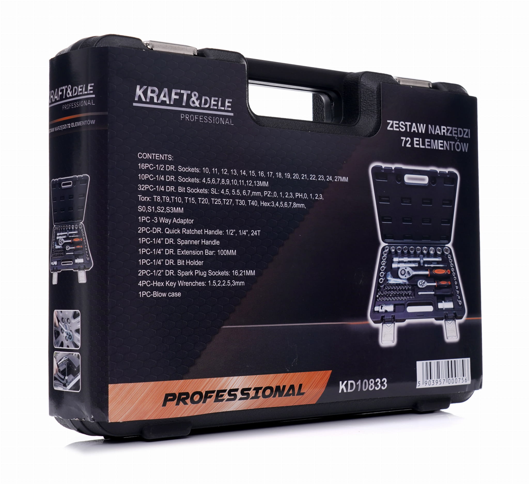 72pc Wrench Set KD10833