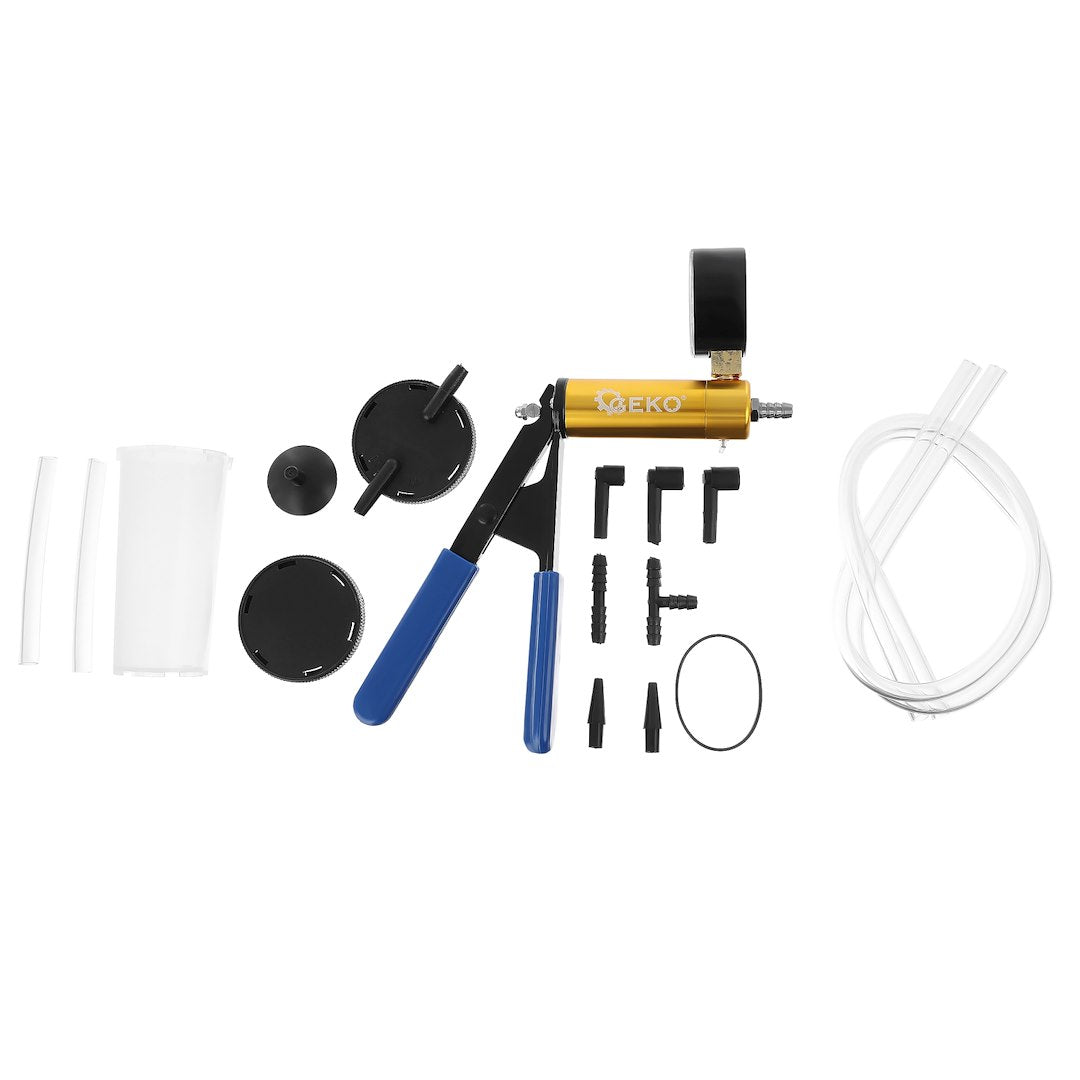Handheld Vacuum/Pressure Tester and Brake Bleeding Kit
