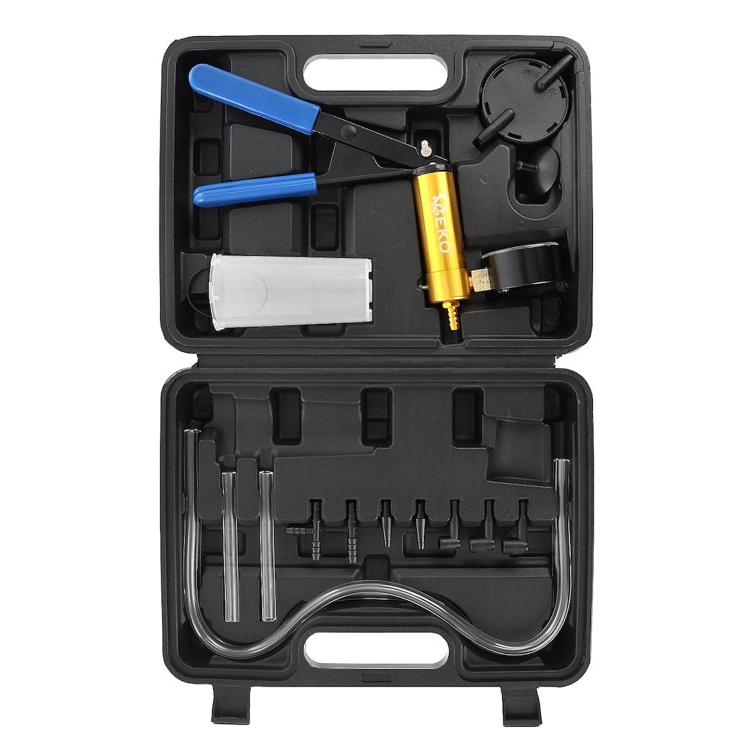 Handheld Vacuum/Pressure Tester and Brake Bleeding Kit