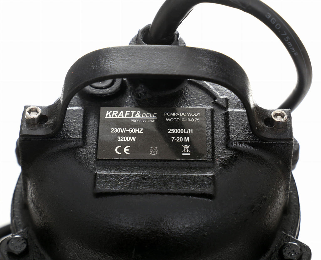 SUBMERSIBLE WATER PUMP WITH GRINDER 3200W KD764