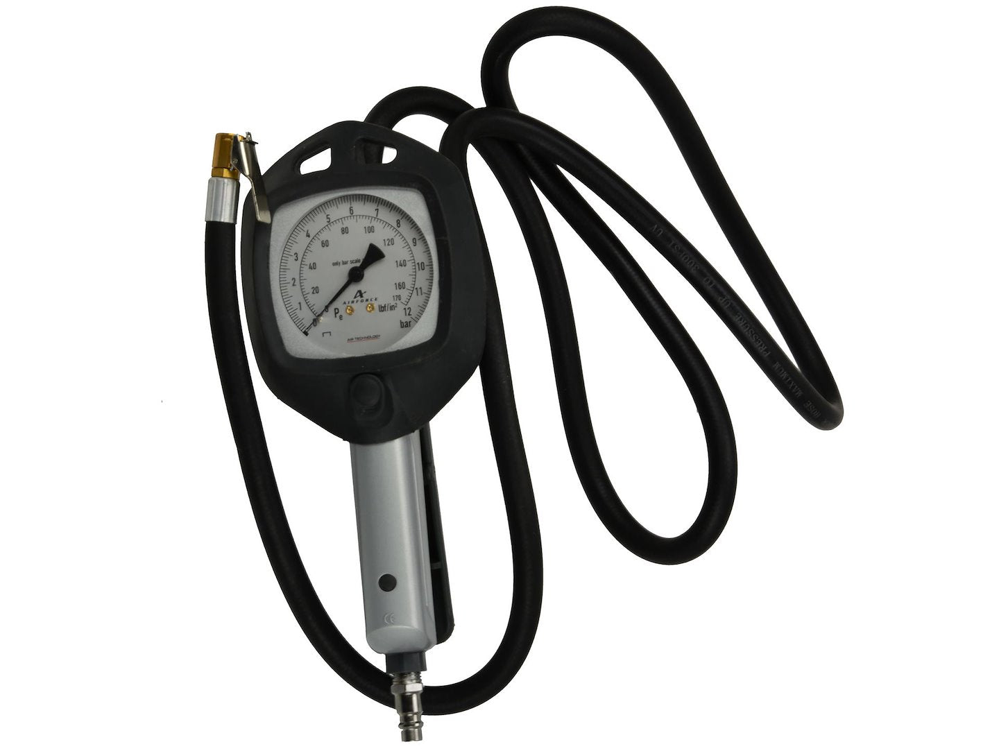Professional Tire Inflator with Gauge, 12 bar