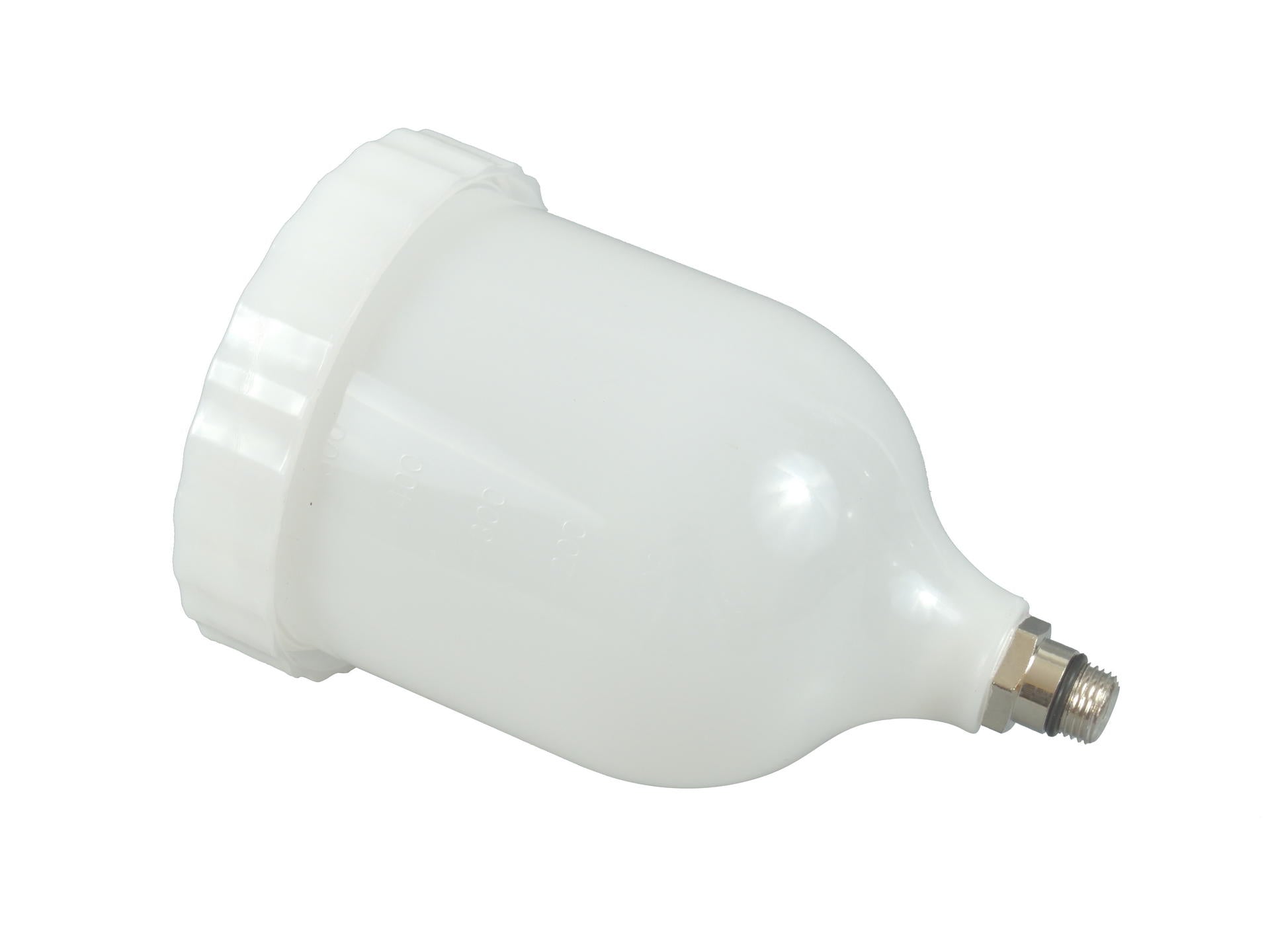 Plastic Replacement Cup for Paint Spray Gun, 600 ml, External Thread