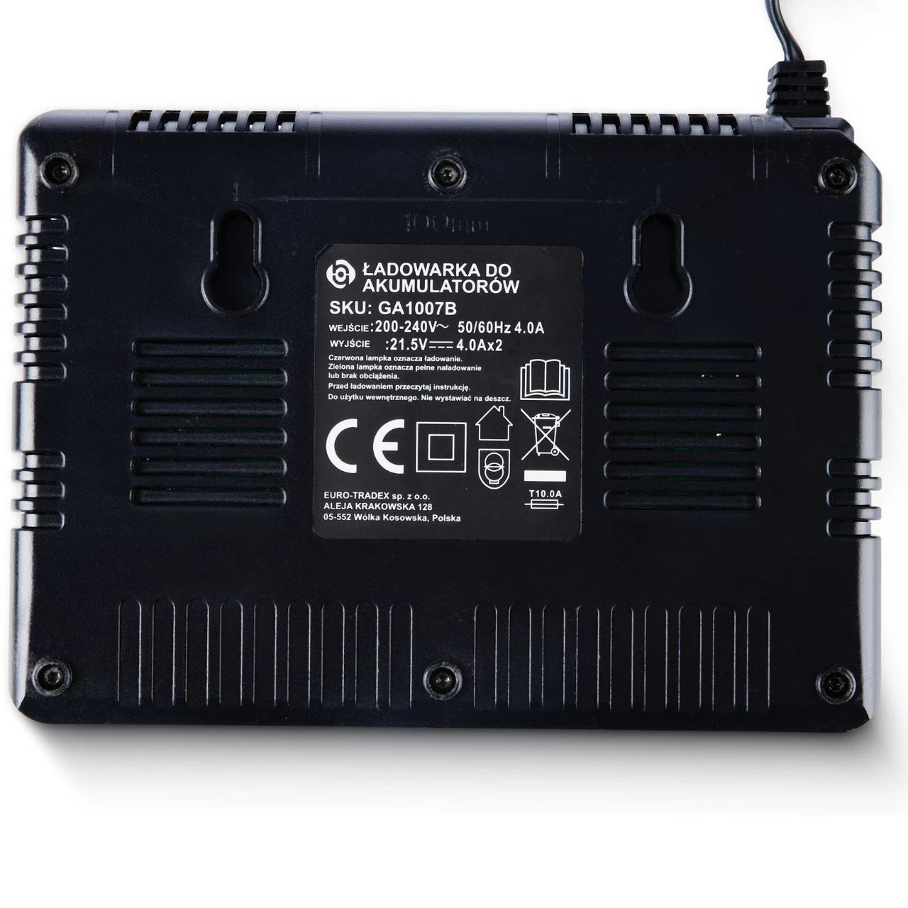 META-PRO Fast Battery Charger 21.5V 4A – Li-Ion Power Tool Charger