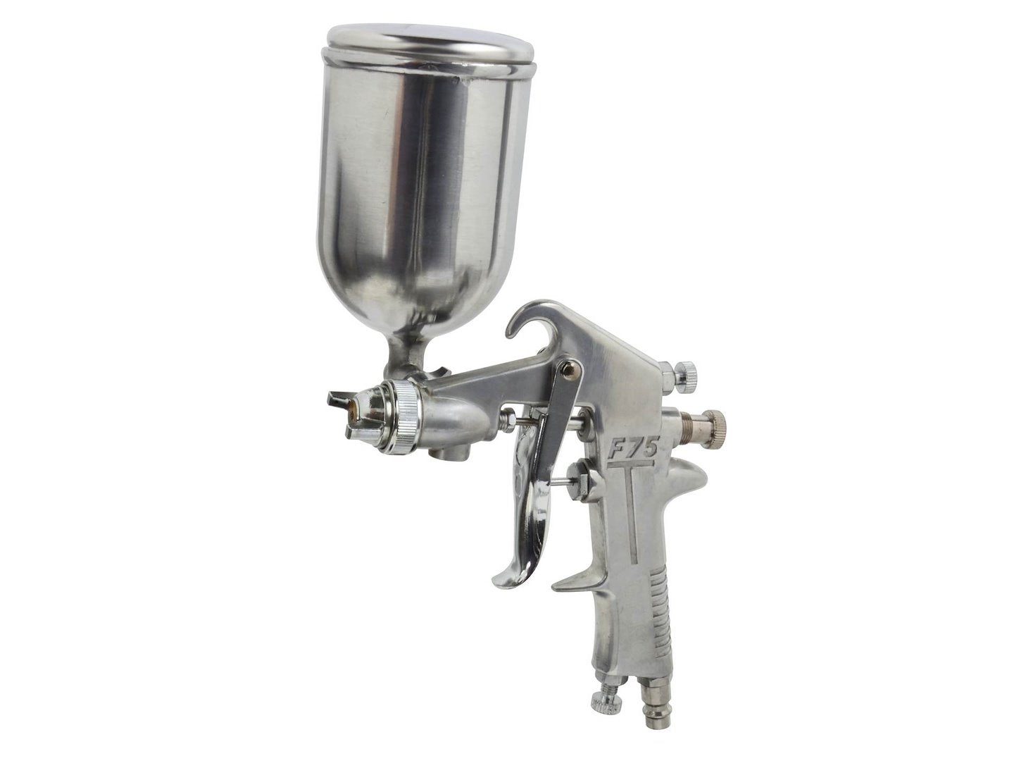 Spray gun with 300cc cup and upper tank