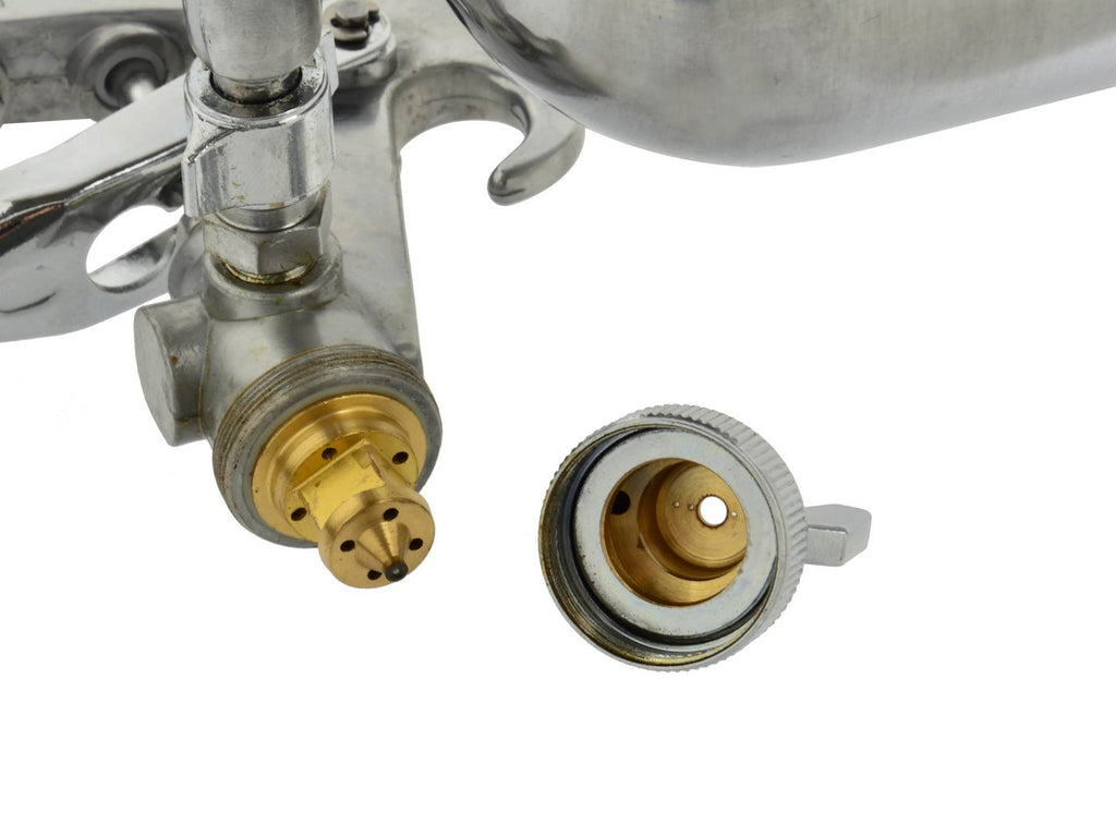 Spray gun with 300cc cup and upper tank