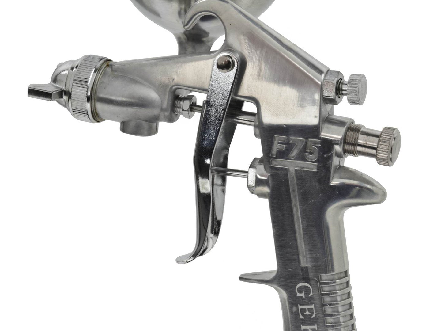 Spray gun with 300cc cup and upper tank