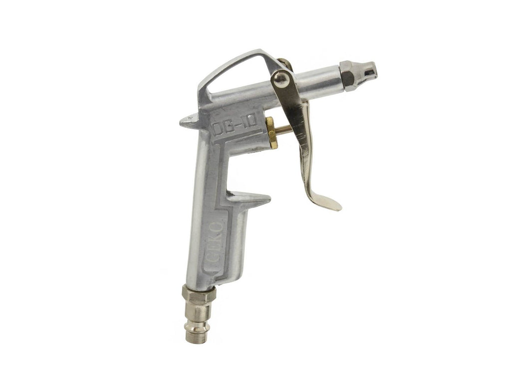 Air blow gun with short nozzle