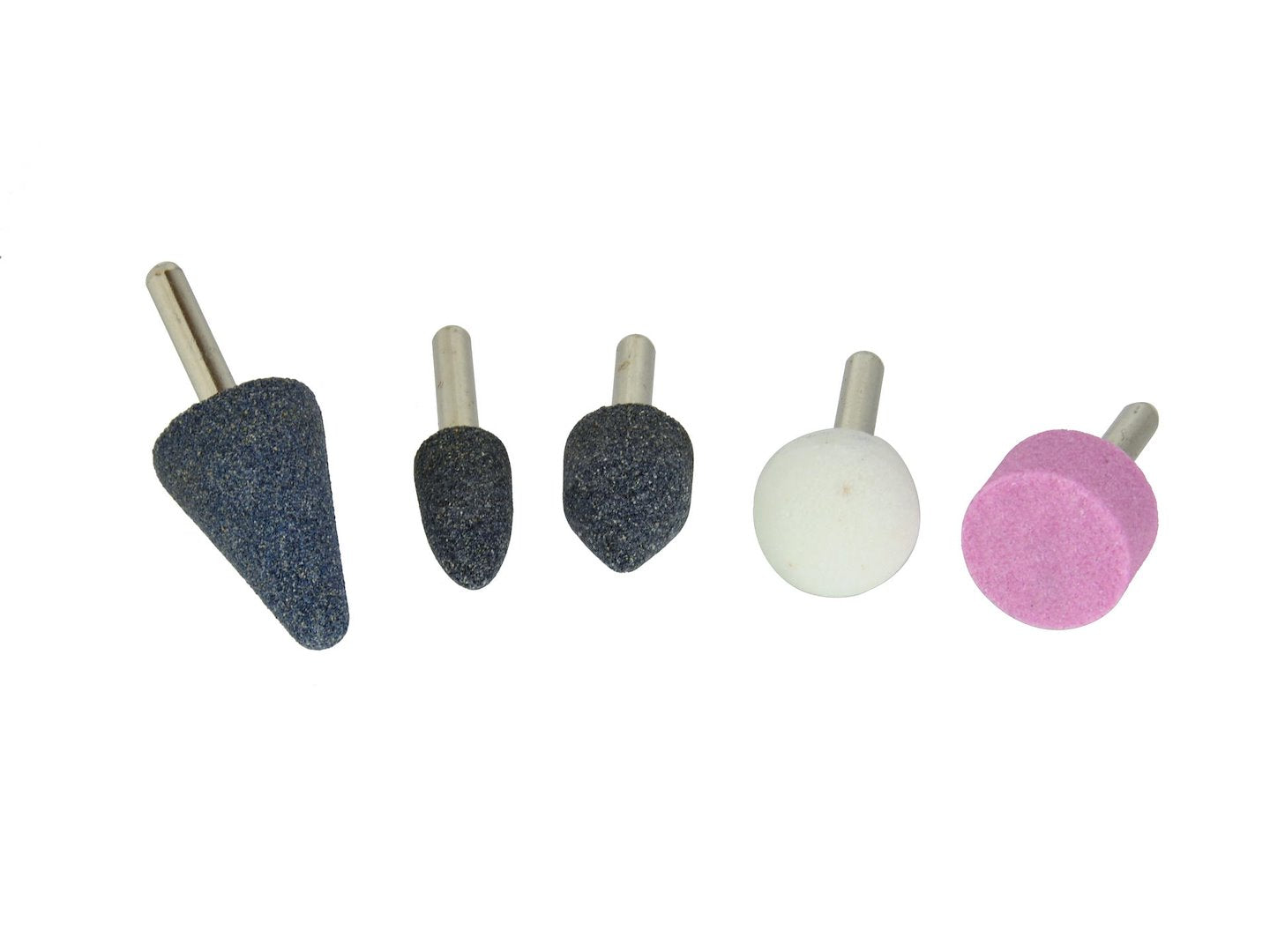 Grinding Stone Set, 5 pcs (13 mm to 24 mm)