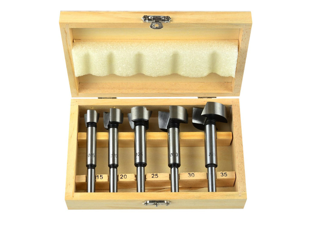 5-piece Centre Bit Set 15-20-25-30-35 mm