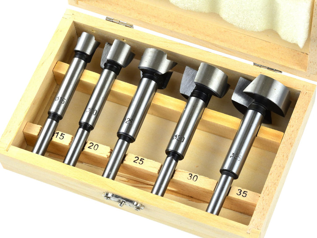 5-piece Centre Bit Set 15-20-25-30-35 mm