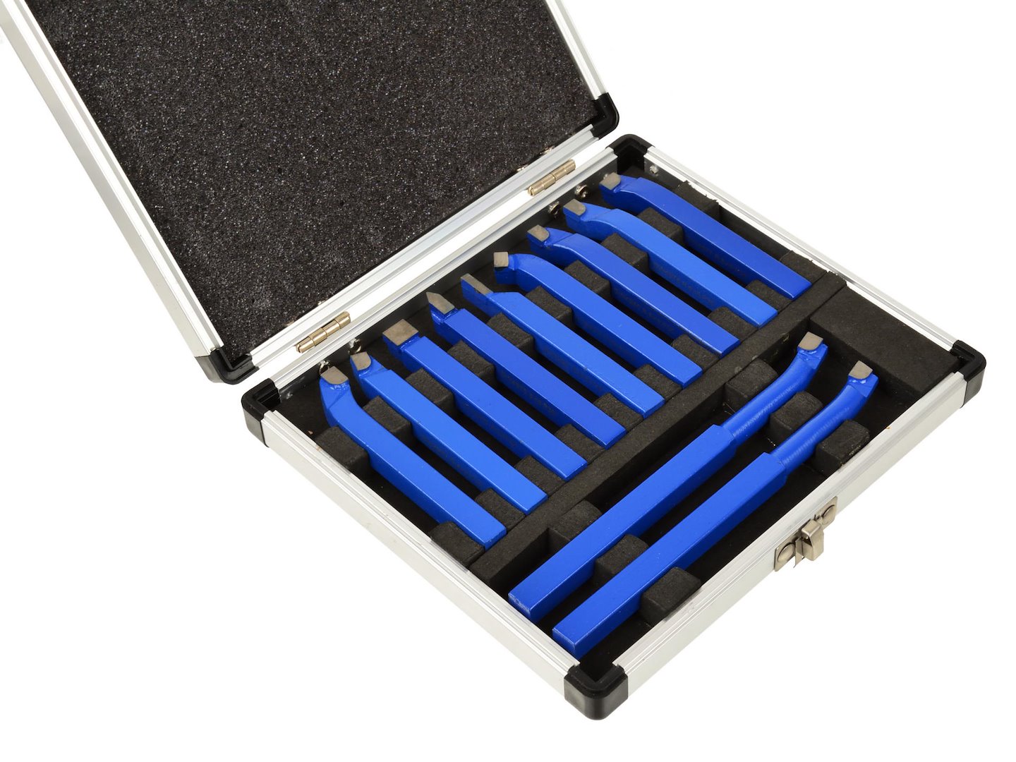 Carbide-tipped Lathe Tool Set, 11 pcs, 8x8 mm