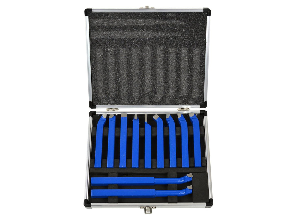 Side Turning Tool Bit Set, 11 pcs, 10x10 mm