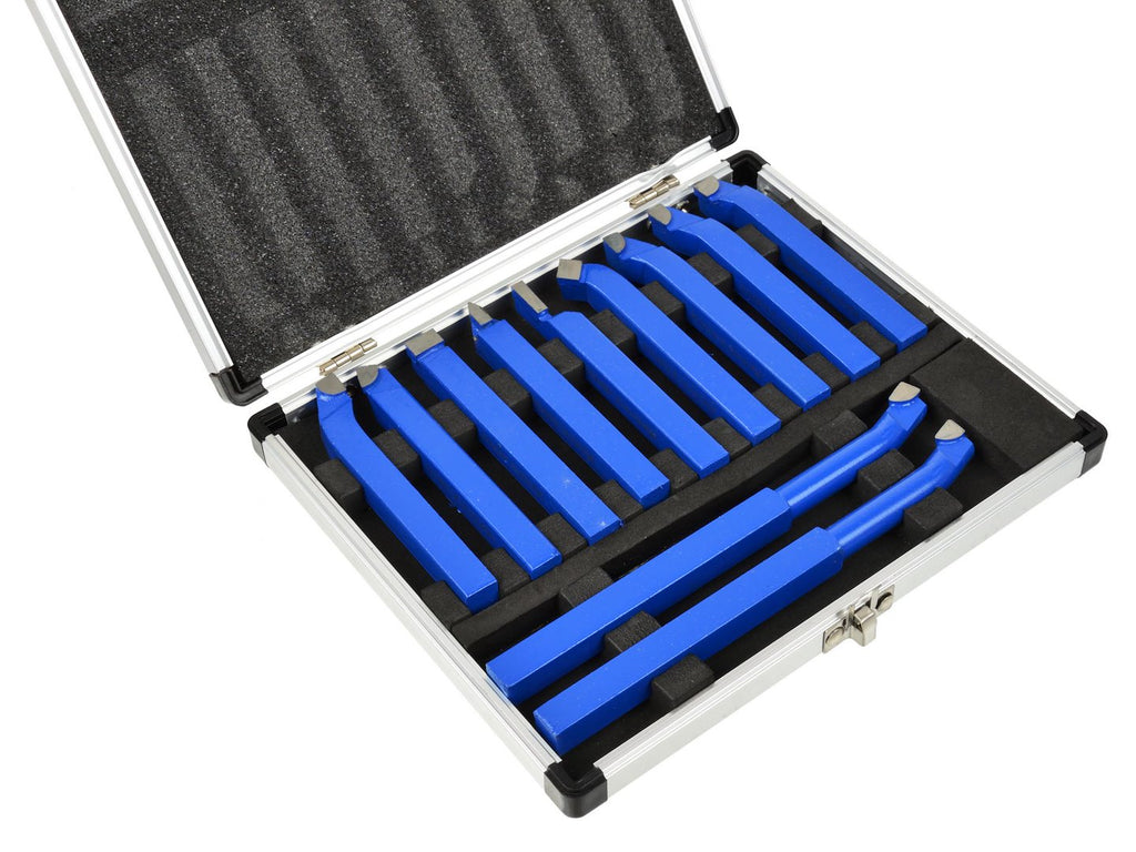 Side Turning Tool Bit Set, 11 pcs, 10x10 mm