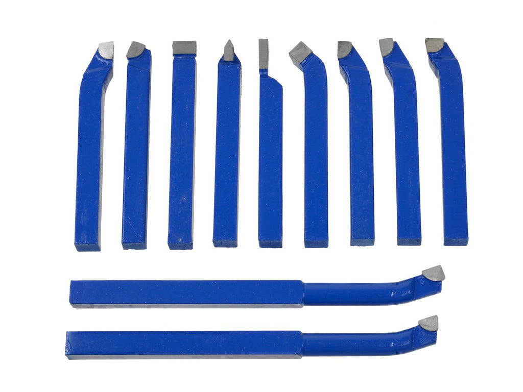 Side Turning Tool Bit Set, 11 pcs, 10x10 mm