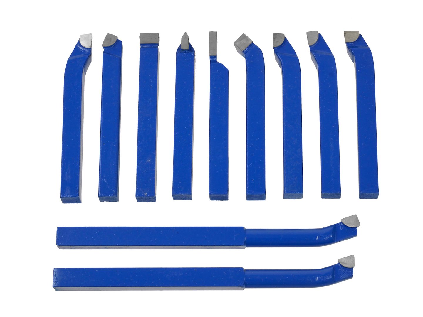 Side Turning Tool Bit Set, 11 pcs, 10x10 mm