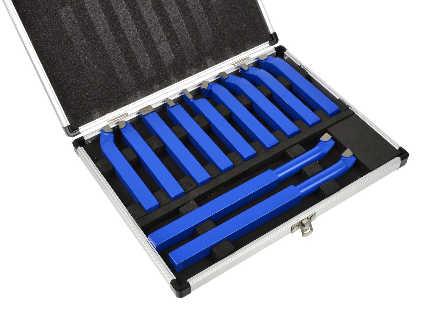 Carbide-Tipped Turning Tool Set, 11 pcs, 12 x 12 mm