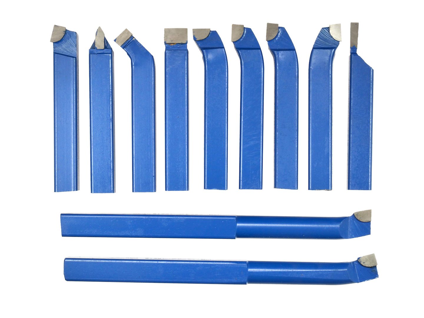Carbide-Tipped Turning Tool Set, 11 pcs, 16 x 16 mm