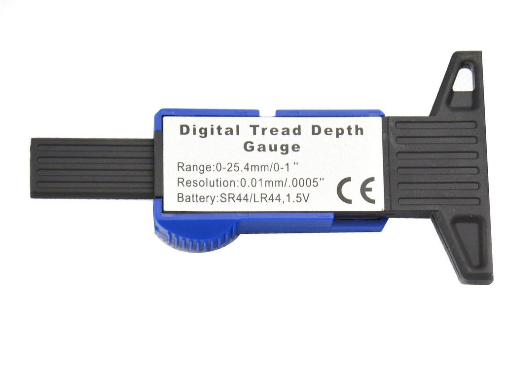 LCD Digital Tyre Tread Depth Gauge 0 - 25.4 mm