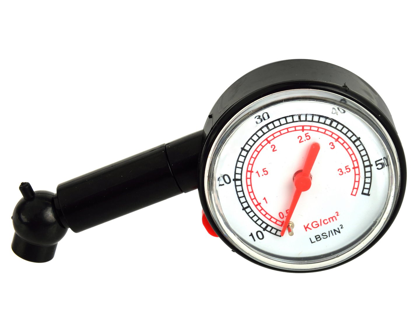 Dial Tire Air Pressure Gauge (Plastic)