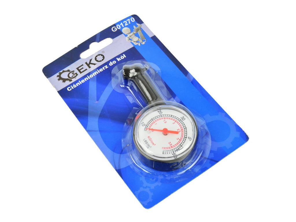 Dial Tire Air Pressure Gauge (Plastic)