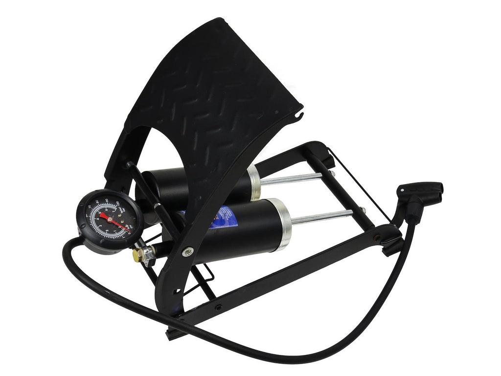 GEKO Profi Double-Barrel Foot Pump