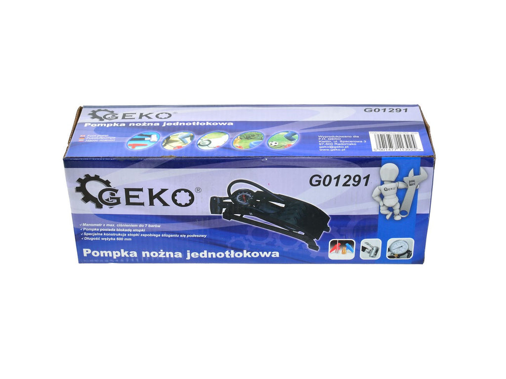 Single-barrel Foot Pump GEKO Profi