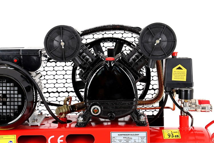 Oil compressor 50L 2.8kW / 8bar 2 Pistons KD403