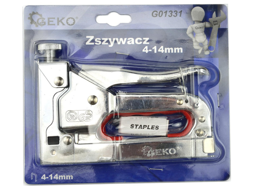 Chromed Manual Staple Gun, 4-14 mm