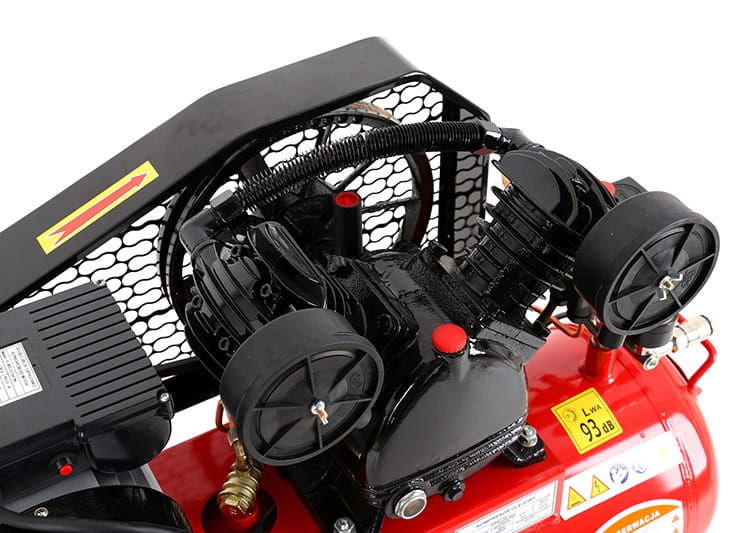 Oil compressor 50L 2.8kW / 8bar 2 Pistons KD403