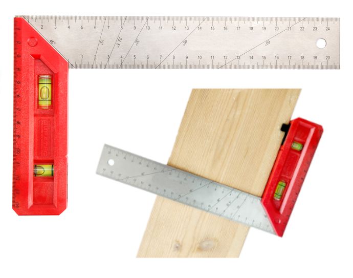 SQUARE WITH LEVEL 250-603mm KD10726