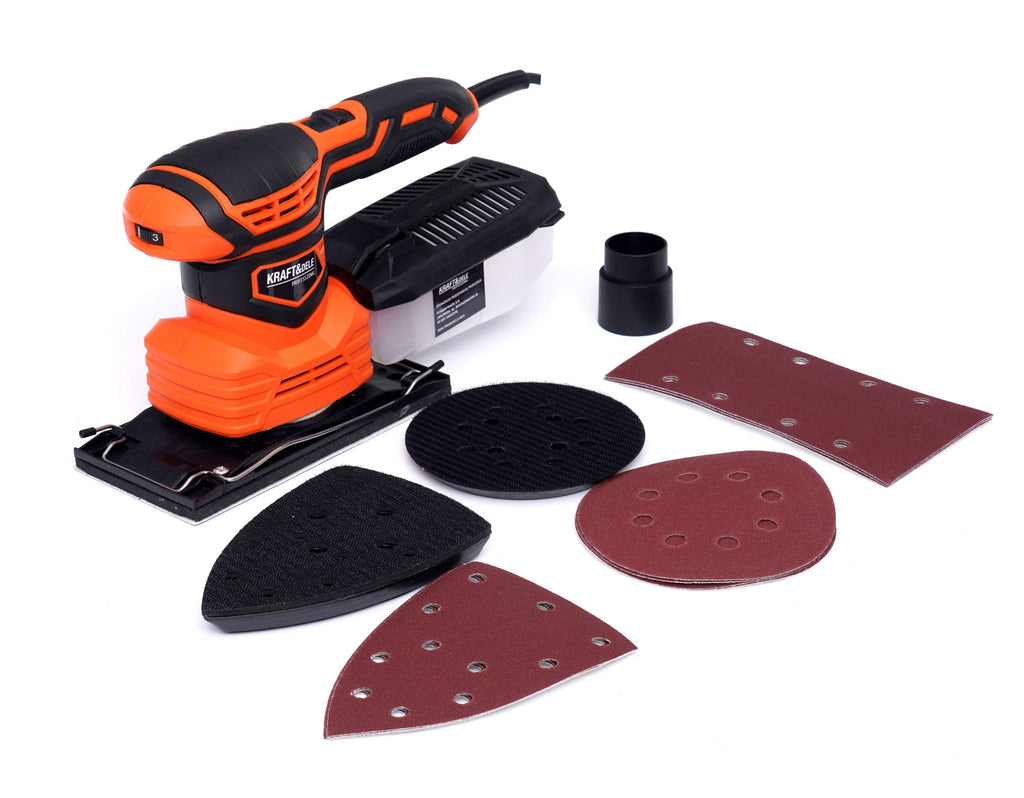 3-in-1 orbital random sander with container KD3063