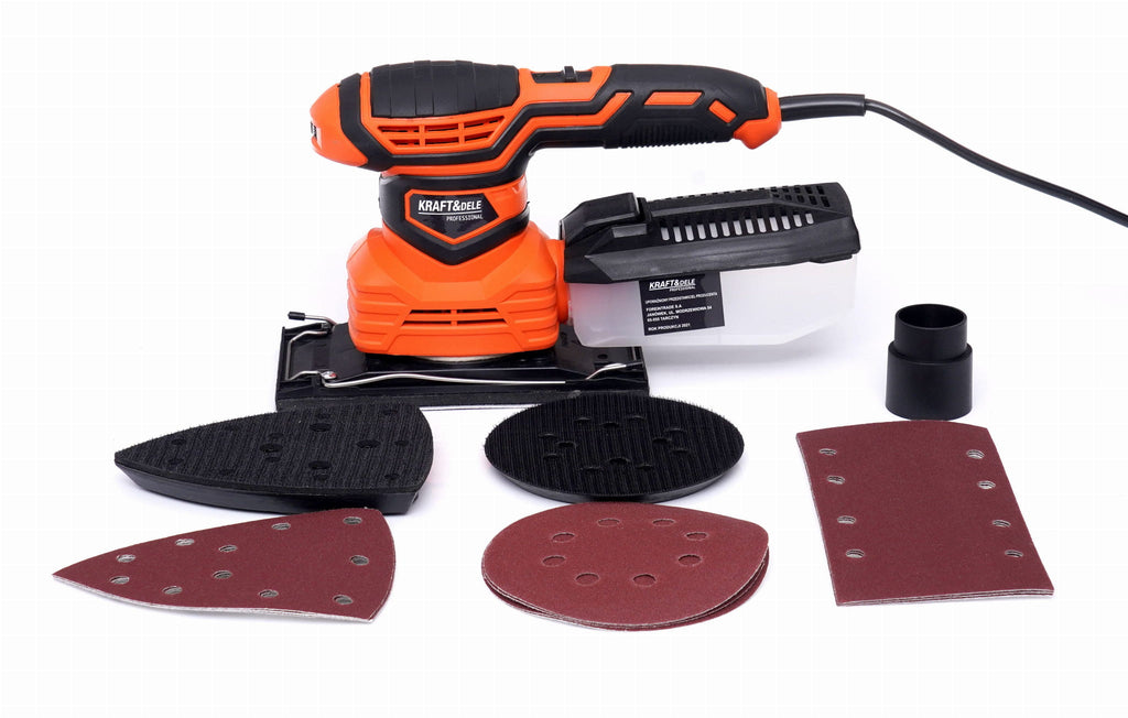 3-in-1 orbital random sander with container KD3063