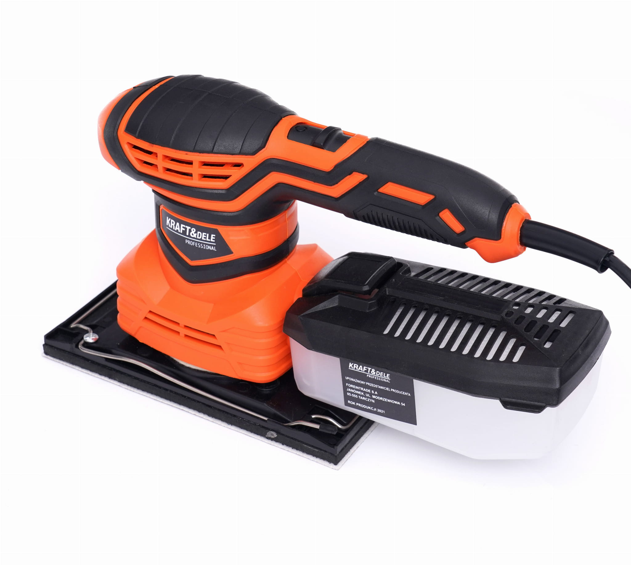 3-in-1 orbital random sander with container KD3063