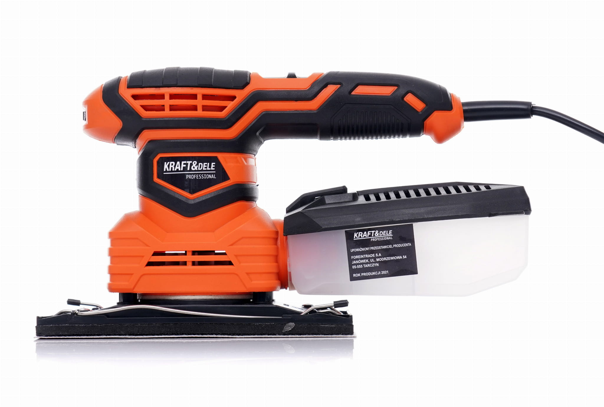 3-in-1 orbital random sander with container KD3063