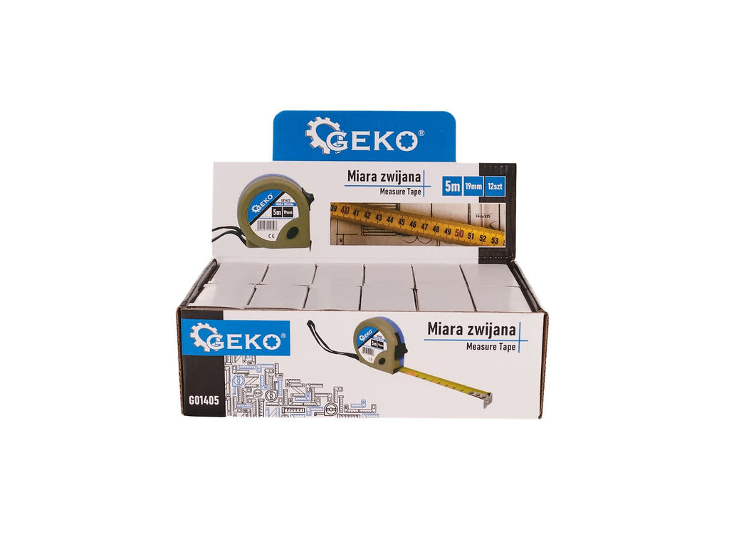Measuring Tape 5 m x 19 mm x 0.115 mm GEKO