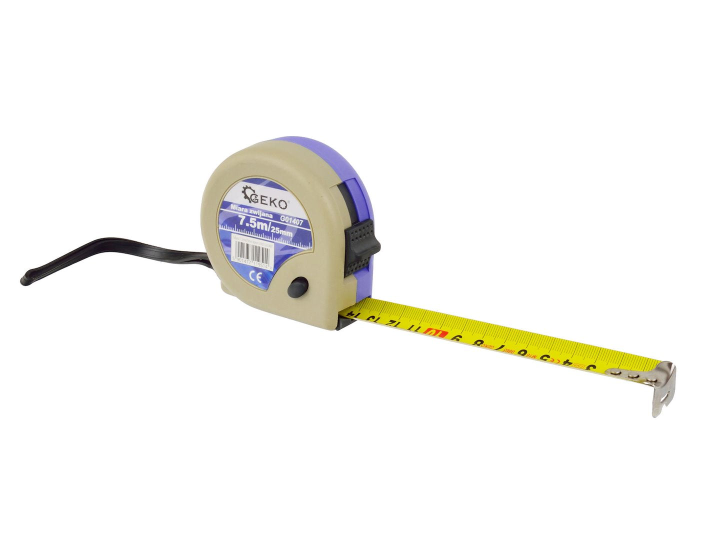GEKO Measuring Tape 7.5 m x 25 mm x 0.115 mm