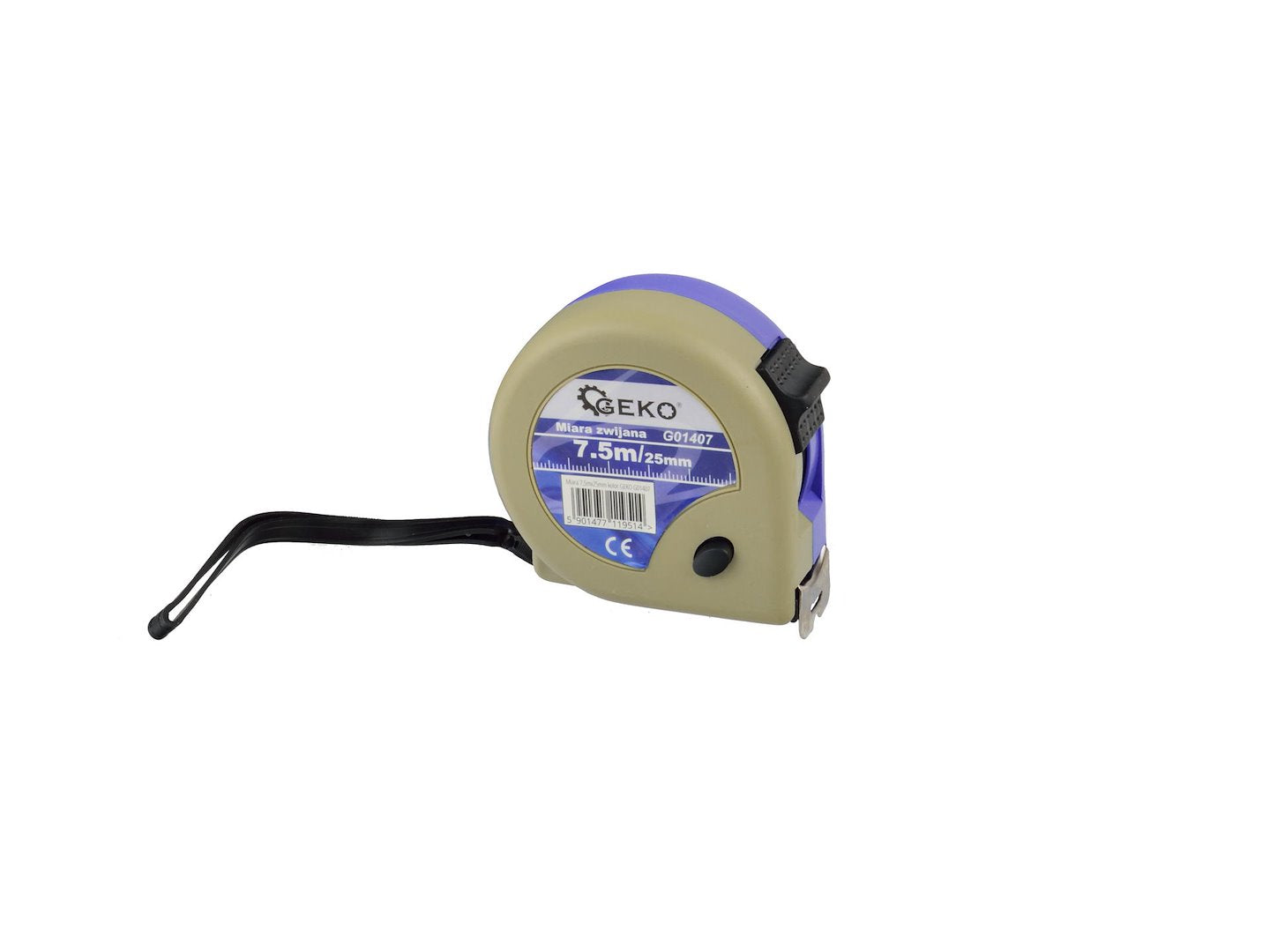 GEKO Measuring Tape 7.5 m x 25 mm x 0.115 mm