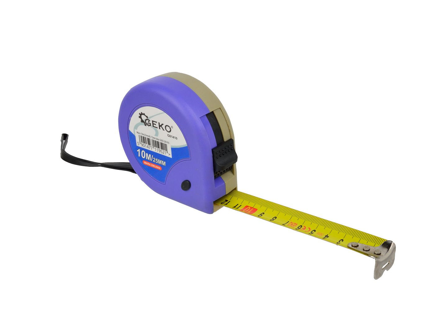 GEKO Measuring Tape 10 m x 25 mm x 0.115 mm