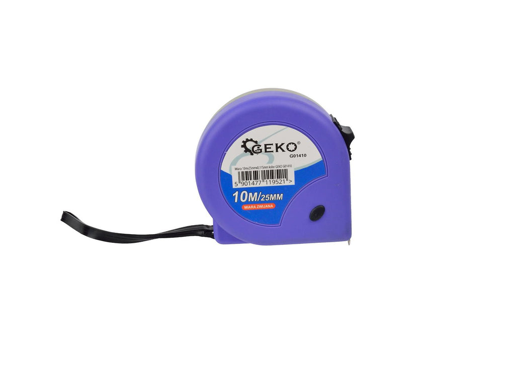 GEKO Measuring Tape 10 m x 25 mm x 0.115 mm