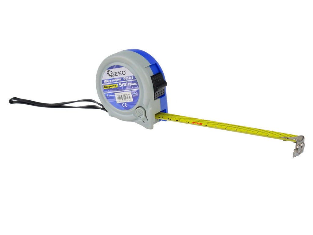 GEKO Magnetic Tape Measure 5 m x 19 mm