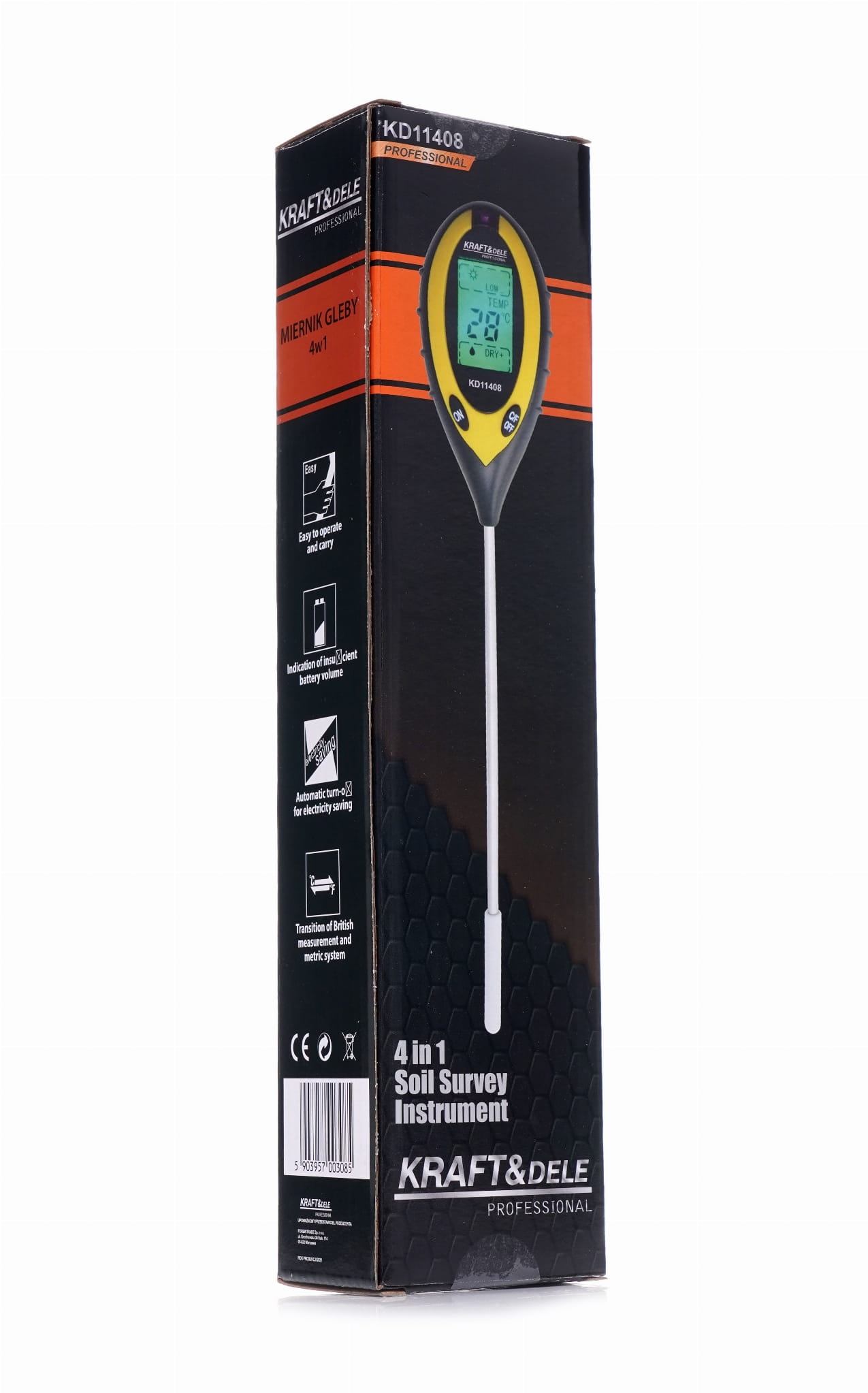 4-in-1 Soil Meter KD11408