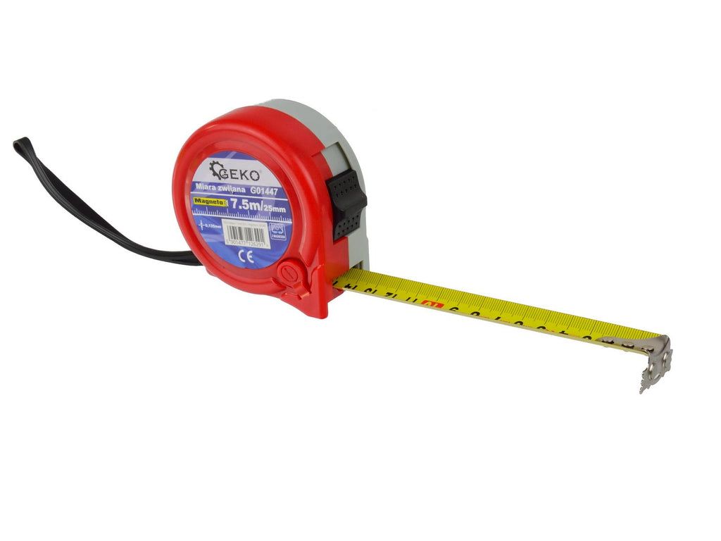 GEKO Magnetic Measuring Tape 7,5 m x 25 mm