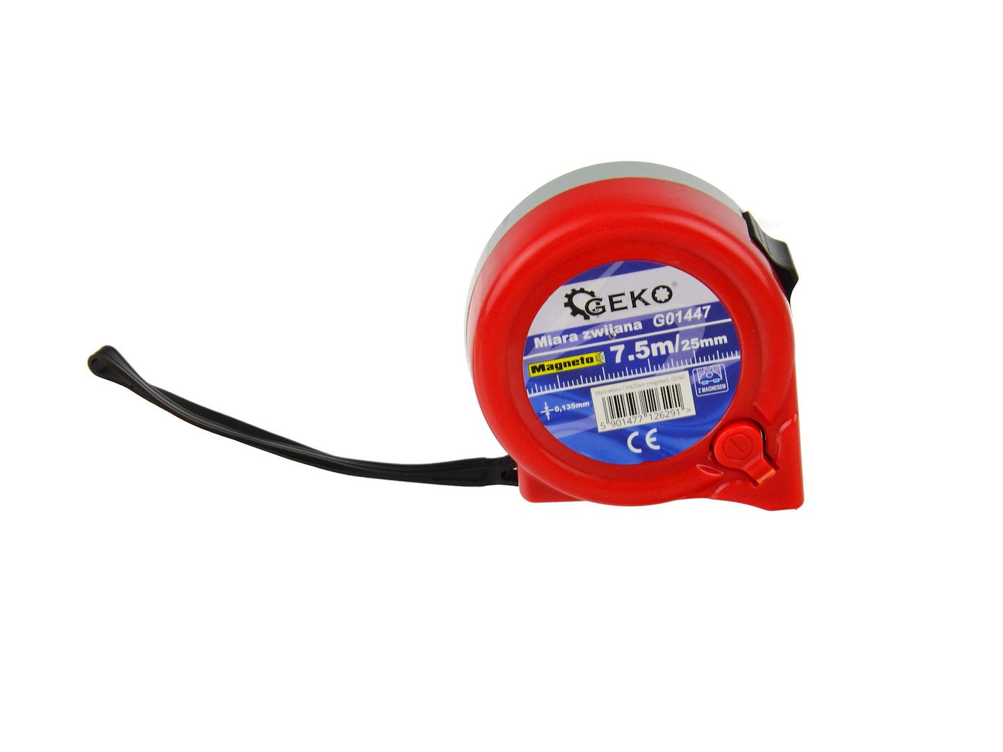 GEKO Magnetic Measuring Tape 7,5 m x 25 mm
