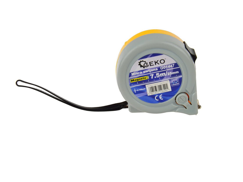 GEKO Magnetic Measuring Tape 7,5 m x 25 mm