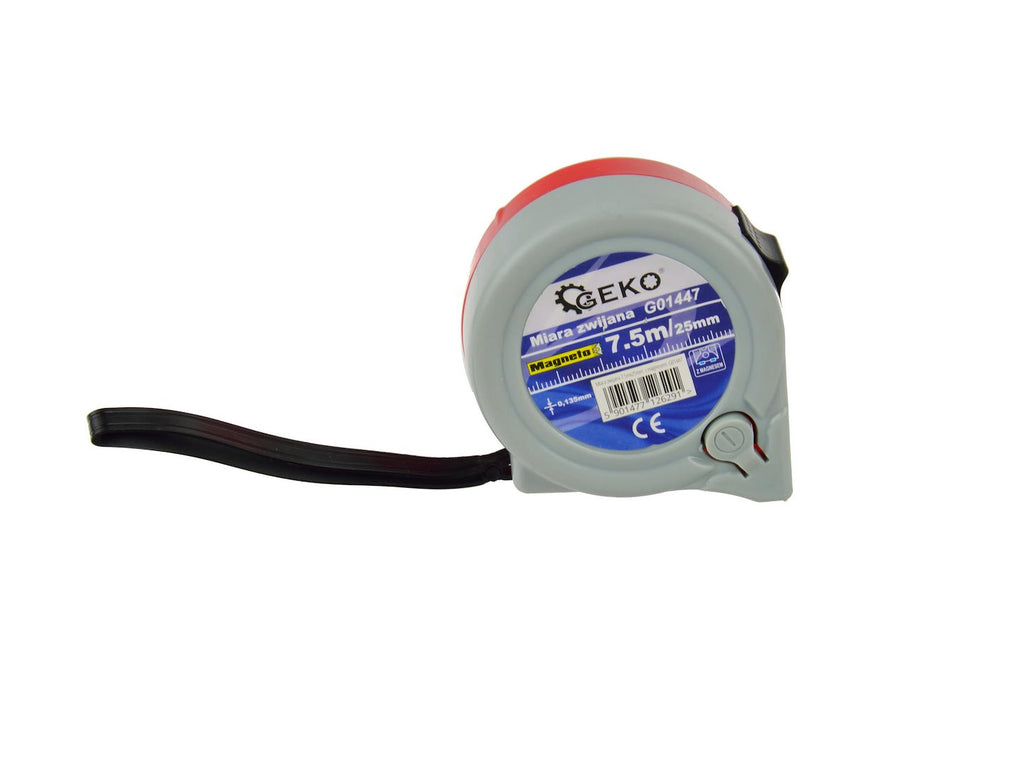 GEKO Magnetic Measuring Tape 7,5 m x 25 mm